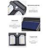 2pcs Solar Wall Lanterns 2W 3 Modes 600LM High Brightness IP65 Waterproof Motion Sensor LED Sconce Lights For Garden Street Balcony Decor