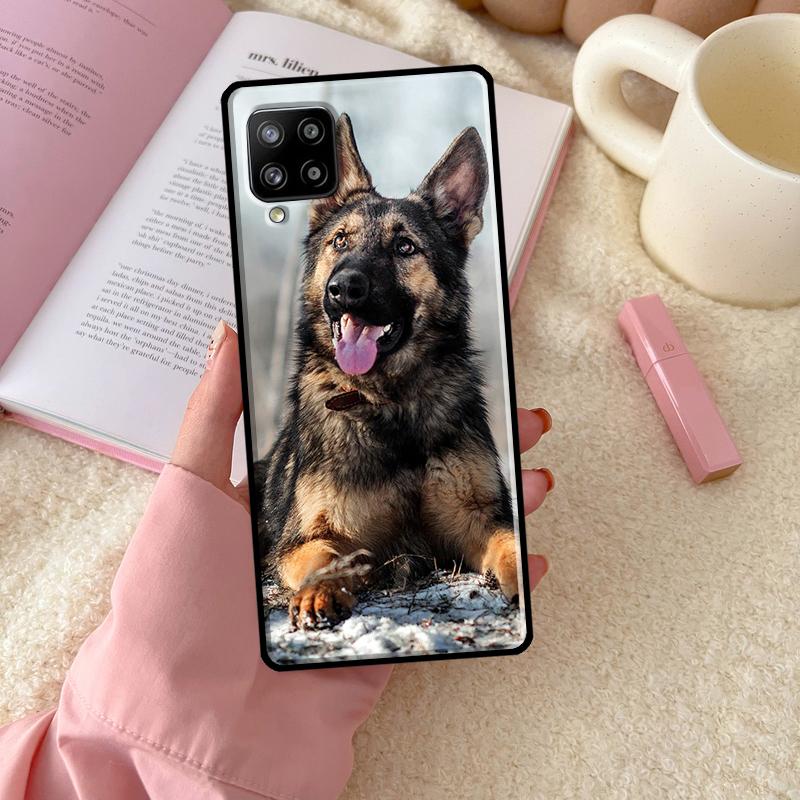 Немецкая овчарка Чехол для телефона Samsung Galaxy A54 A34 A14 A13 A52 A32 A12 A22 A72 A52S A33 A53 A73 A71 A51