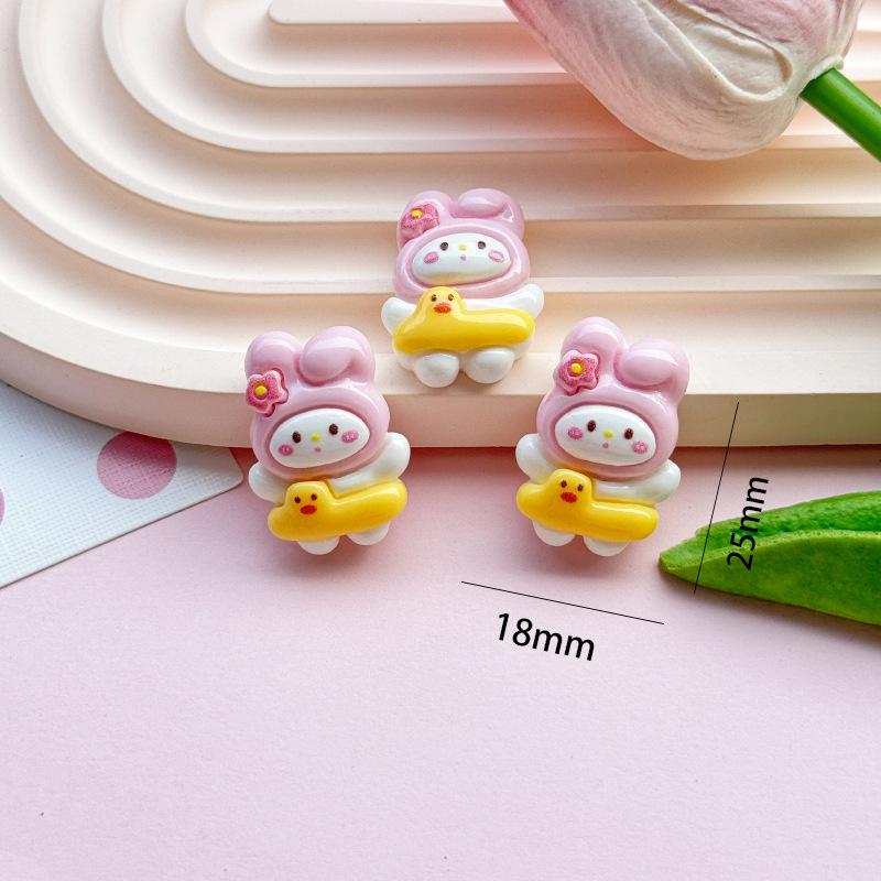 24/120PCS Summer Swimming Circle Series Resin DIY Jewelry Kit for Handmade Phone Case Refrigerator Patch Shoe Decorations