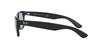 Ray-Ban RB2132F 601/64 55 Солнцезащитные очки NEW WAYFARER - Черный / Сине-серый Низкая посадка на переносице