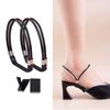 2 шт. эластичные ремешки для обуви на высоком каблуке, нерасстегивающиеся ремешки, съемные ремни для обуви со стразами для сандалий, свободные туфли без застежек, аксессуары для самостоятельного изготовления