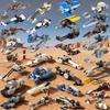 Серия Звездные Войны Летающий Мотоцикл MOC Набор Строительных Блоков Модель для Взрослых Кирпичики DIY Детские Игрушки Монтессори Подарки для Парня