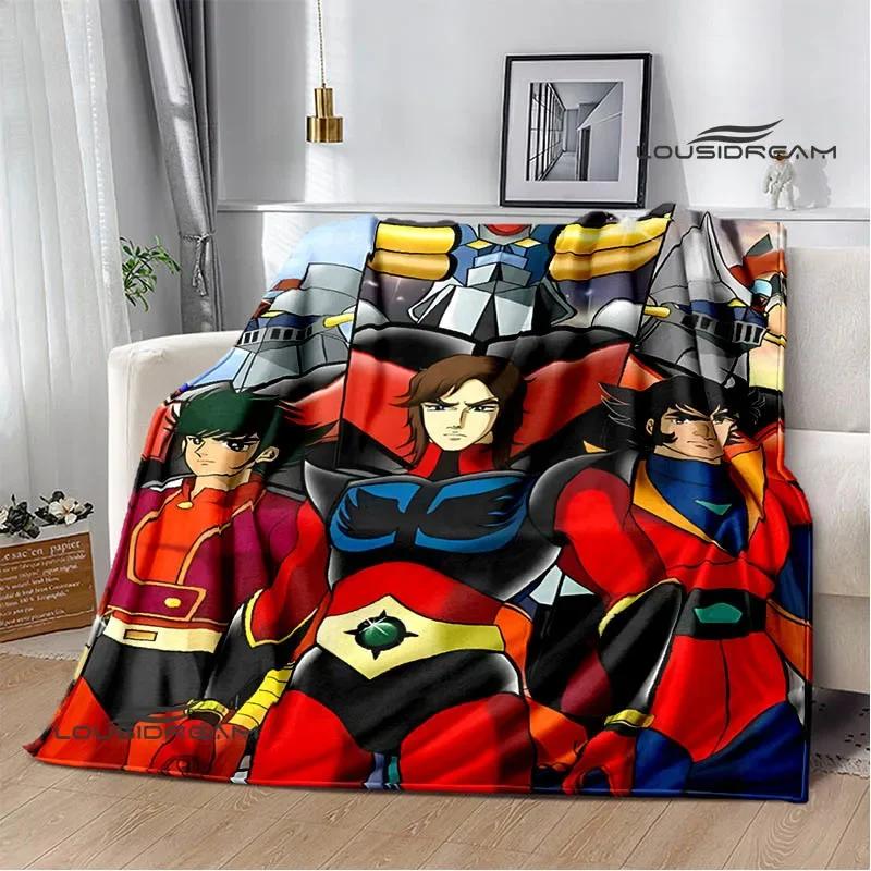 UFO ROBO GRENDIZER GOLDORAK Printed Blankets Warm Blankets Picnic Blanket Home Travel Blanket Birthday Gift