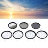 Комплект фильтров для объектива камеры UV CPL ND8 Soft White Graduated Grey 10X Macro 6 Points Star Filter Set для P