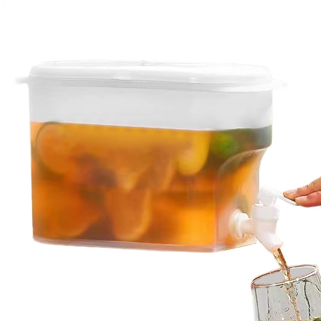 2,8 л Контейнер для напитков для холодильника Большой емкости Холодный чайник С краном Диспенсер для фруктовых напитков Контейнер для напитков для кухни