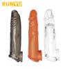 Condoms Silicone Penis Extender Enlargement Sleeves Delayed Ejaculation For Adults Intimate Goods Reusable Condom Cock Rings