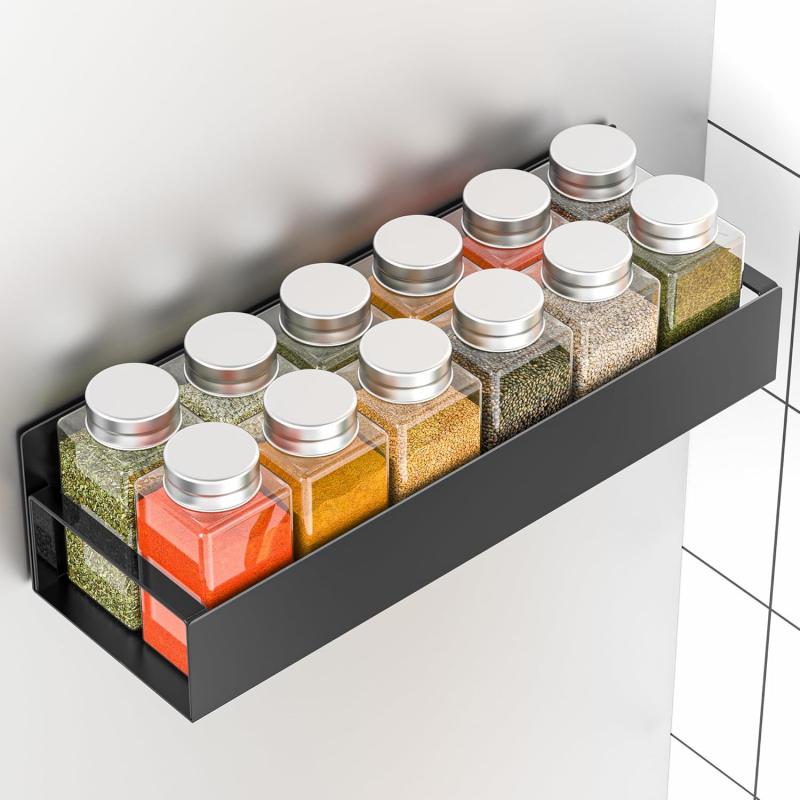 Spice Rack Storage Organizer Magnetic For Refrigerator And Oven Fridge Organizers And Shelf