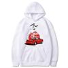 JDM Drift Red Car Fashion Printed Hoodie Women Y2k Casual Hooded Shirt Woman Pullover Sweatshirts Oversized Unisex Clothing