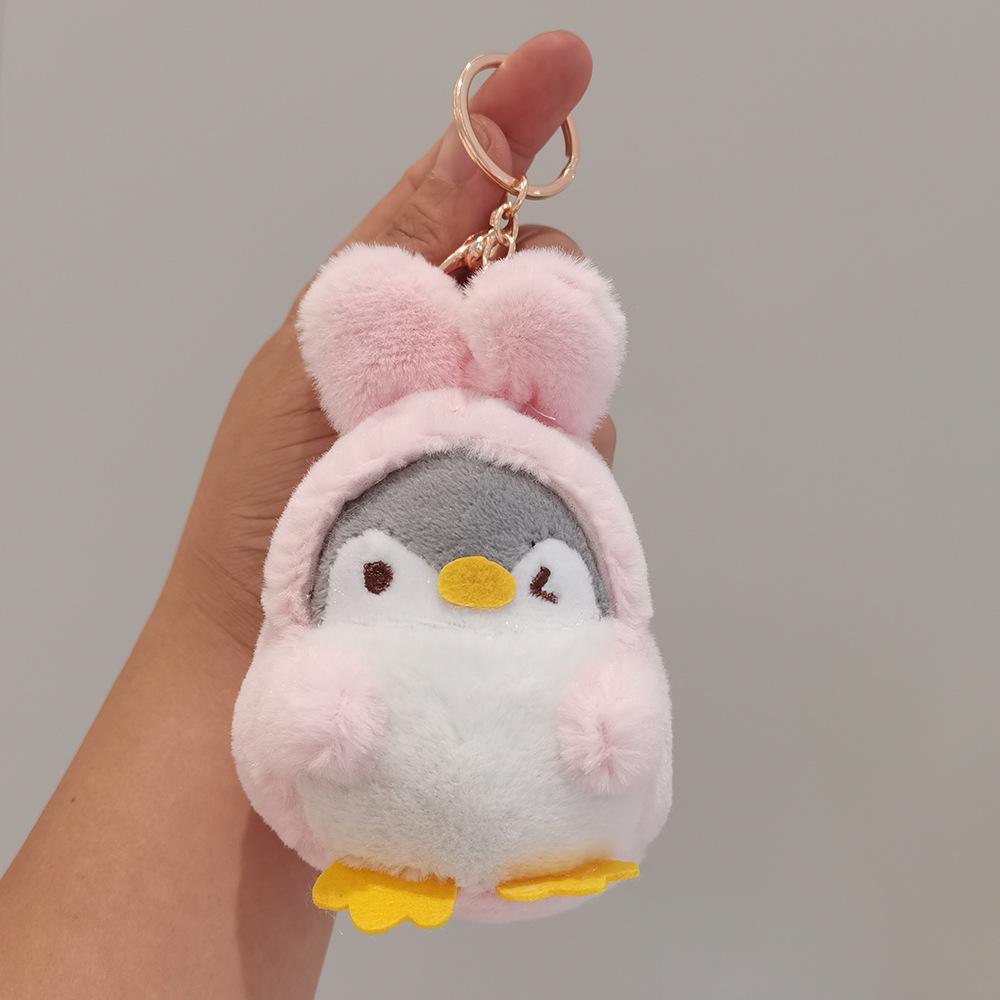 Positive Energy Penguin Plush Doll Pendant Japanese Keychain School Bag Ornament Cartoon Little Doll