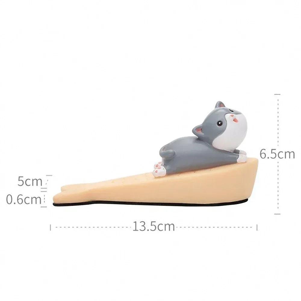 Cute Animal Shaped Door Stopper Non Slip Wedge Guard Block Portable Safety Supply For Family And Office Door Protection