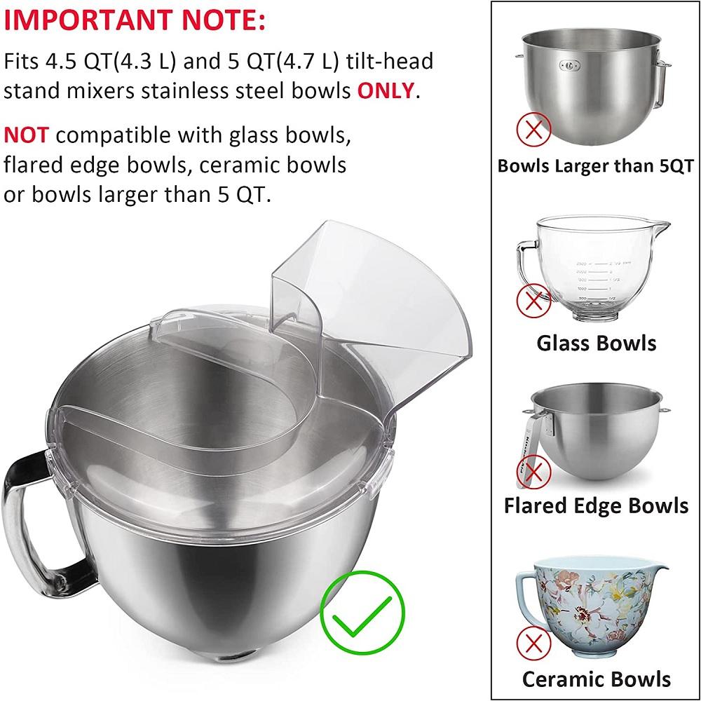 W10616906 Защита от брызг для кухонного миксера Kitchenaid KN1PS Защита от брызг KSM150PS