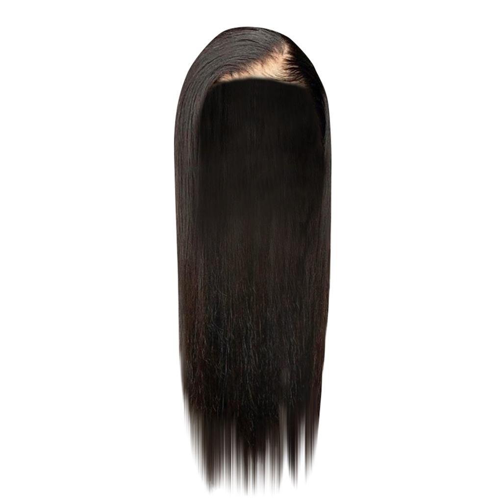 New 20 Inch Lace Front Wig Human Hair Pre-Pulled Baby Hair Glue Free Human Hair Wig For Black Women Natural Color Glueless Wigs