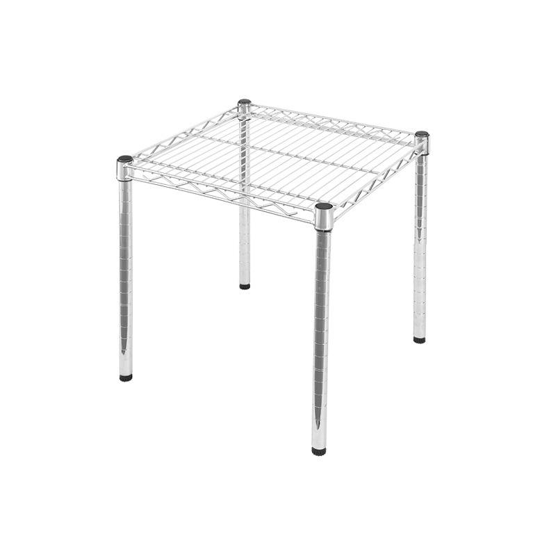 Chrome-Plated Detachable Wire Mesh Rack - Anti-Static Stainless Steel Storage Shelf, One-Layer Oven Rack