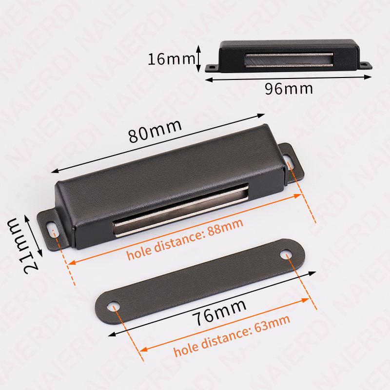 NAIERDI 5 Pieces Magnetic Cabinet Door Catch Stainless Steel Drawer Cabinet Catches Door Latch for Kitchen Cupboard Closet