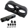 Billet Aluminum Outlet Manifold 60MM Dual Fuel Filter Fuel Pump Bracket/Clamp /Mount For 044 Fuel Pump For BMW
