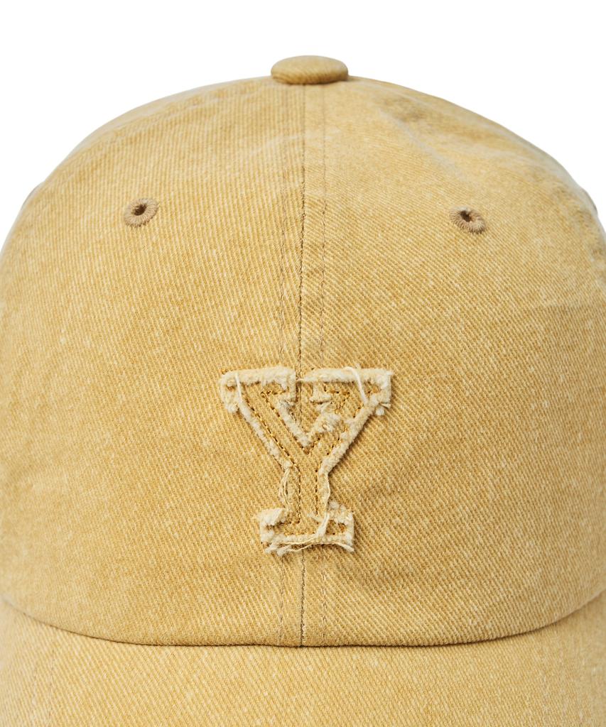 Кепка-бейсболка YALE Y Logo, пигментная стирка_Желтая