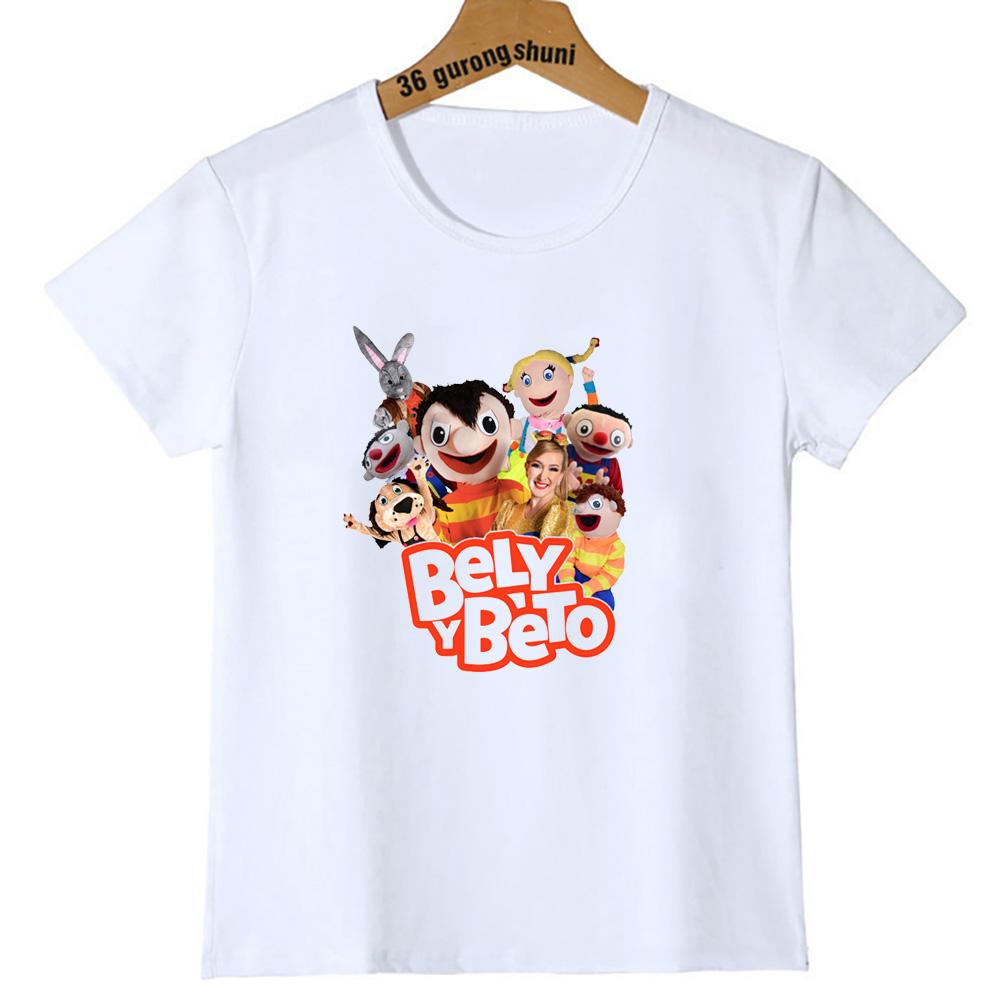 Kids T Shirt For Boys Bely y Beto T-shirts Girls Clothes baby Tshirt cartoon Graphic Tees summer Short Sleeve children tops