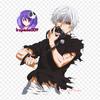 Kaneki Render Tokyo Ghoul Ken Kaneki Iron On Patches For Clothing Applique Stickers On Clothes Heat-Sensitive Custom Patch