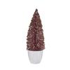 Sapin De Noël - Petit Modèle - Rose Doré - Plastique - 9 X 28 X 9 Cm