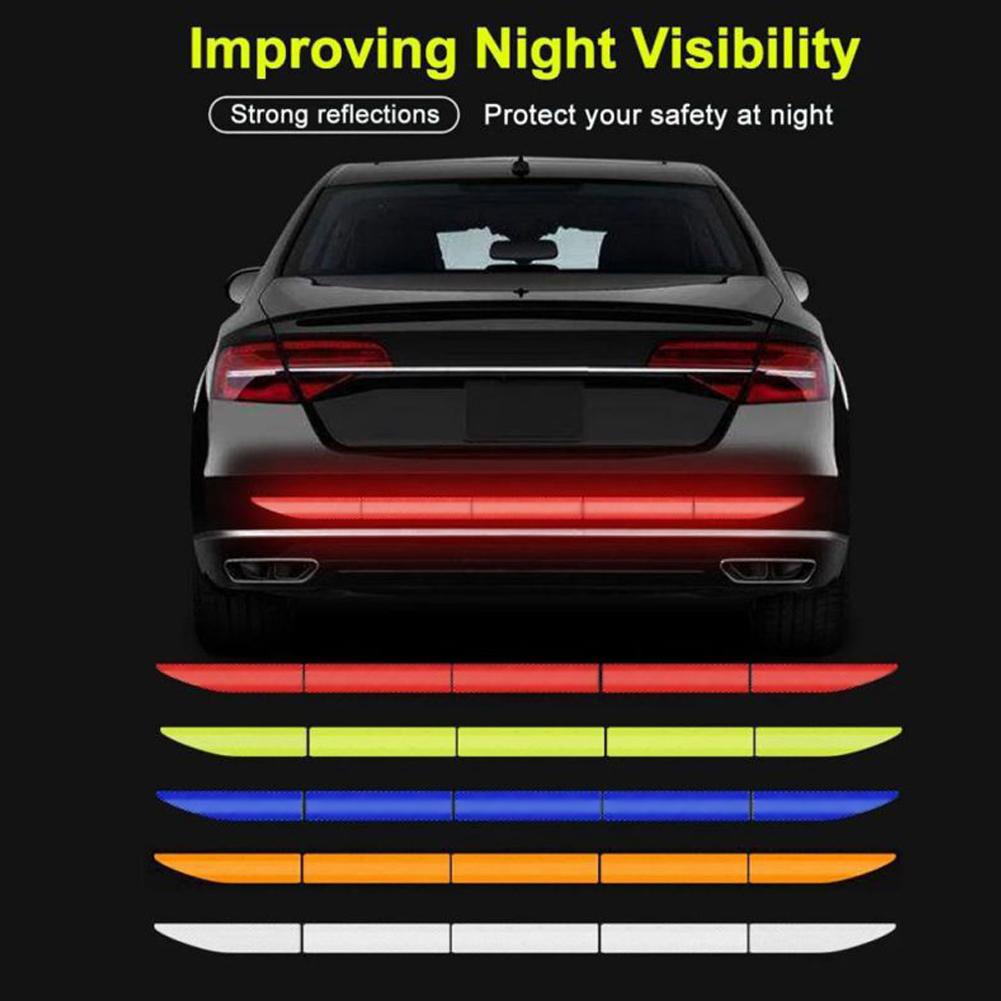 Car Sticker Reflective Warning Safety Tape Anti Collision Reflective Accessories For Automobile G8Q8