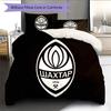 FC Shakhtar Donetsk RugPattern Bedding Quilt Set Quilt Cover Pillowcase Home Decoration Birthday Gift (1 * duvet cover + 2 * pillowcase, without core)