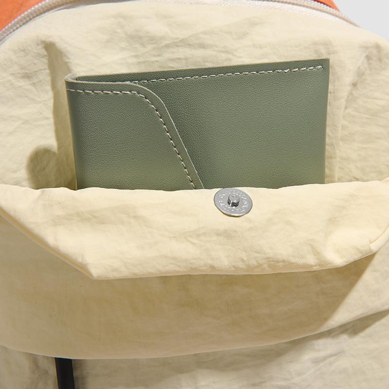 Легкий рюкзак дорожная сумка контрастного цвета школьный портфель для школьников