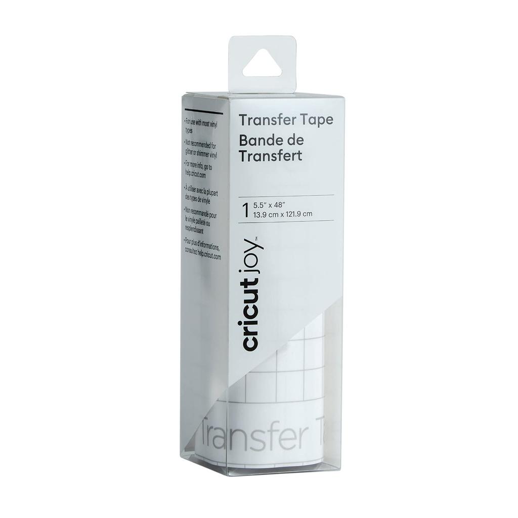 Cricut Joy Transfer Tape X Transfer Tape for Vinyl and Adhesive Decals 5.5" 48"