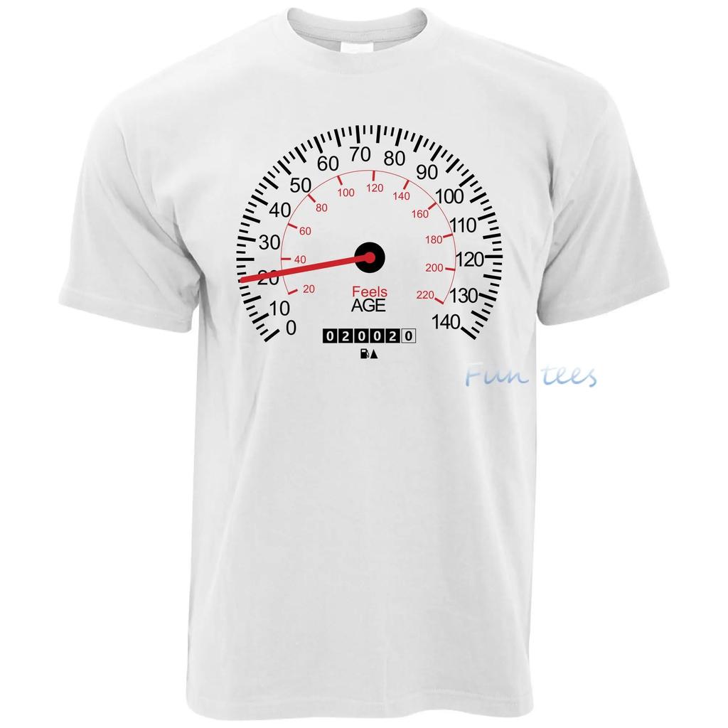 Мужская футболка на 20-40-50-60-й день рождения с изображением спидометра автомобиля (1962) Идея подарка на шестидесятилетие: футболка для папы, парня, мужа, футболки с графическим принтом