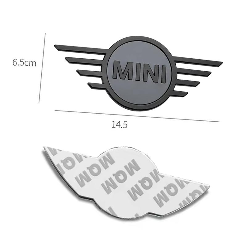 3D Car Chrome Emblem Sticker Auto Trunk Decoration Badge Label For BMW MINI WORKS One Cooper JCW R60 R59 R58 R57 R56 R55 R53 R52