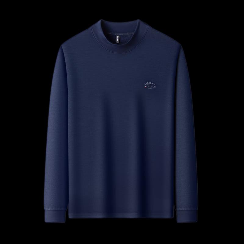 Pierre Cardin Men's Heavyweight Wool-Blend Mock Neck Pullover