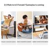 1/2Set 6.5Mm To 3.5Mm And 3.5Mm To 6.5Mm Audio Adapter Set 1/4-Inch To 1/8-Inch And 1/8-Inch To 1/4-Inch Suitable For Headphone