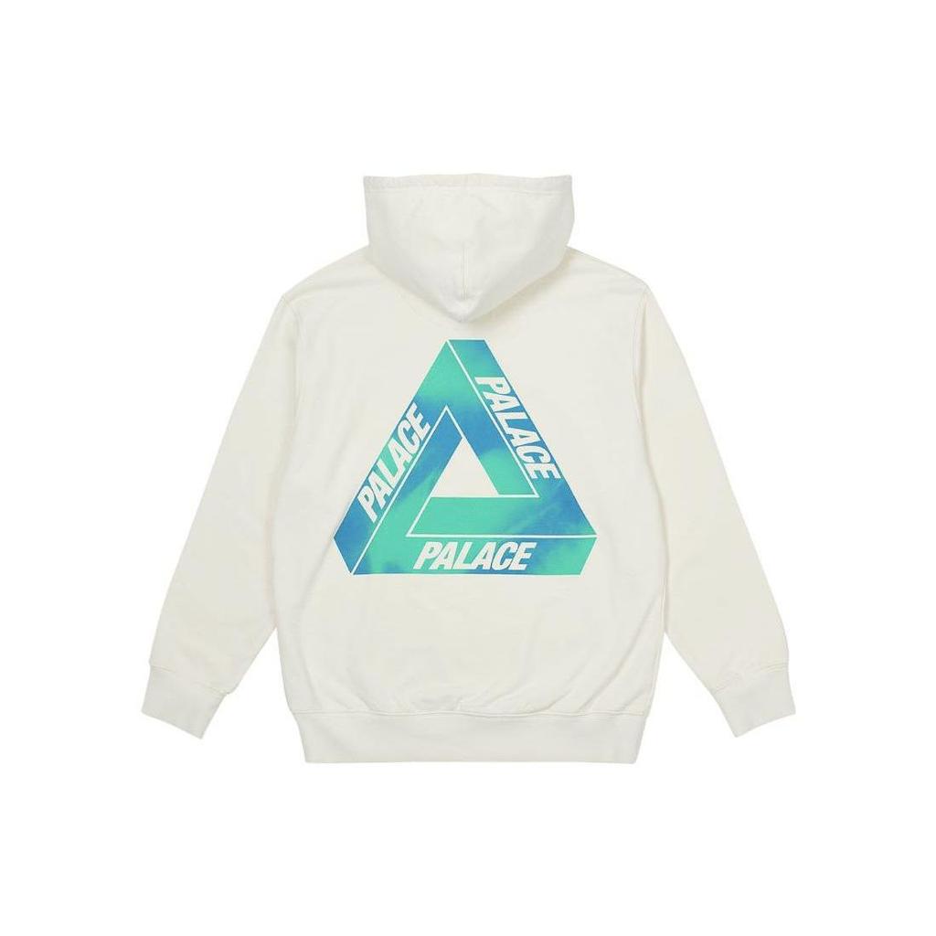 Palace Белые топы унисекс с капюшоном Reacto Tri-Ferg P24CS082