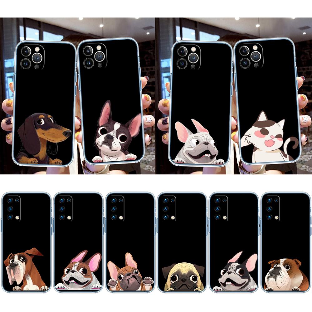 UP24 Cute Pug Dog Bull corgi Case for LG K22 K30 K40 K40S K41 K42 K50 K50S K51 K51S K52 K61 K62 K71 K92 Q60 Q61 V40 V50 V60