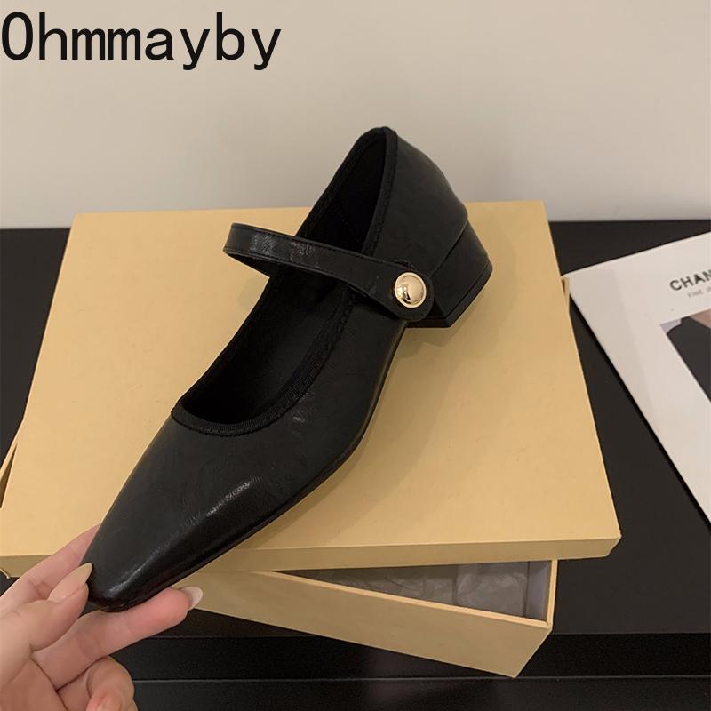 Весенние женские туфли Мэри Джейн, модные туфли с мелкой пряжкой, дизайнерские винтажные женские повседневные туфли в уличном стиле