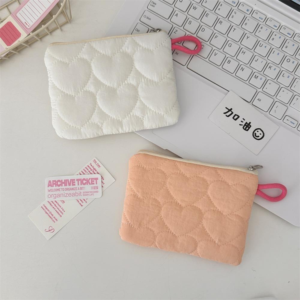 Candy Color Mini Clutch Bags Quilted Female Handbags Portable Storage Bag