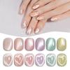 Coikaze Magnetic Nail Ultra Fine Particle Gel Nail Magnet Gel Magnetic Nail Gel with Magnet Nail Magnet Galaxy Gel Color Gel Cat Eye Compatible 6