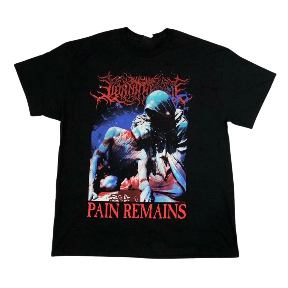LORNA SHORE Тур Pain Remains 2023 Черная Хлопковая Унисекс Футболка Все Размеры ZL032 Унисекс Футболка