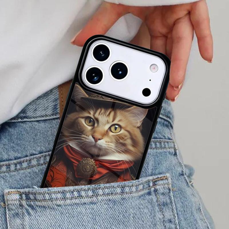 Чехол для телефона «Кошки эпохи Возрождения» Rich Art для iPhone 17ProMax 12 13 14 15 16e 17 Pro Max Plus Air Cover
