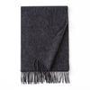 Thickened Autumn and Winter Plaid 100 Wool Scarf Atmosphere Women's All-match Fashion Warm Wool Scarf Comfortable Shawl