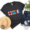 FDT Womens V-Neck Shirt, Foxtrot Delta Tango T-Shirt, Subtle antitrump Ladies Tee, Liberal Anti Maga Girl T-Shirt, Democrat Gift for Her