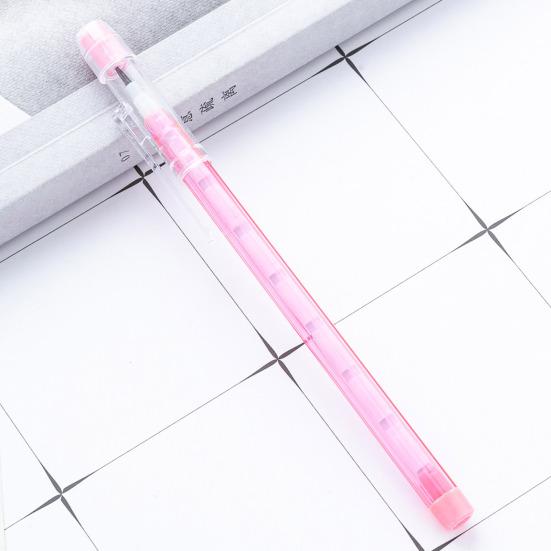 10 шт. прозрачных карандашей, не требующих заточки, складные карандаши, многоточечные, выдвижные, пластиковые карандаши