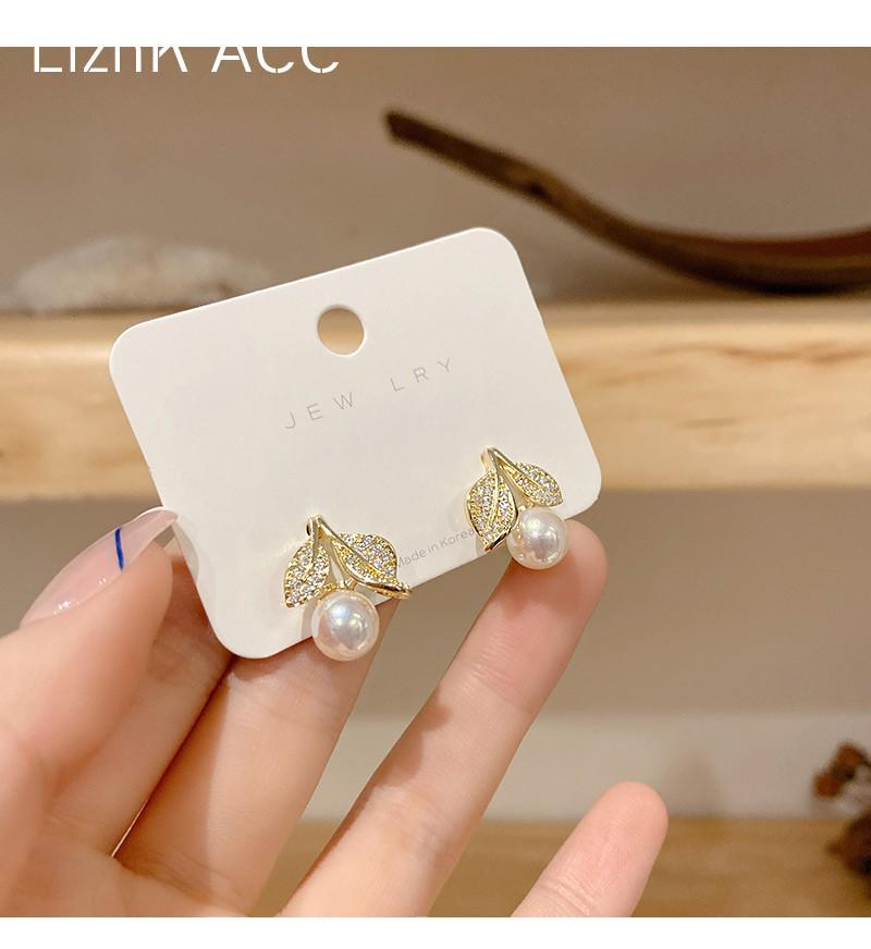 Длинные серьги-бантики из серебряных игл S925 с кошачьим глазом и жемчугом - Ретро и универсальный стиль для женщин