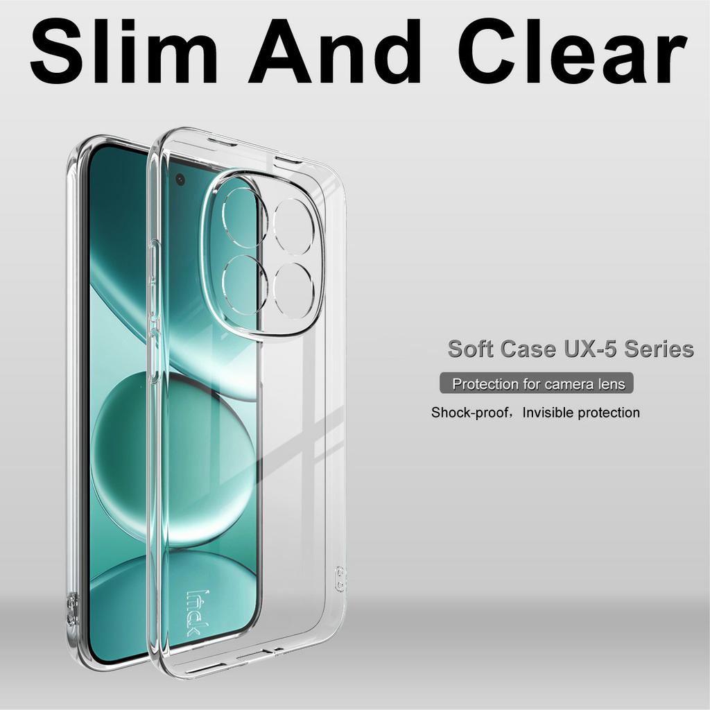 IMAK UX-5 Series For Xiaomi Redmi Note 15 Pro 5G (Global) Transparent TPU Phone Case Protective Phone Cover