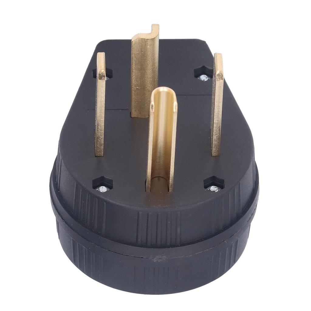 4-отверстие промышленная вилка PA66 пластиковая латунная прямая силовая вилка разъем 30A 125V 250V