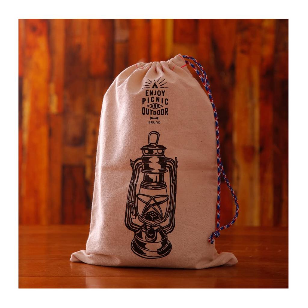 BRUNO Bruno LED Battery-Operated Lantern, Stylish, Yellow, for Disasters and Power Outages, BOL001-YE