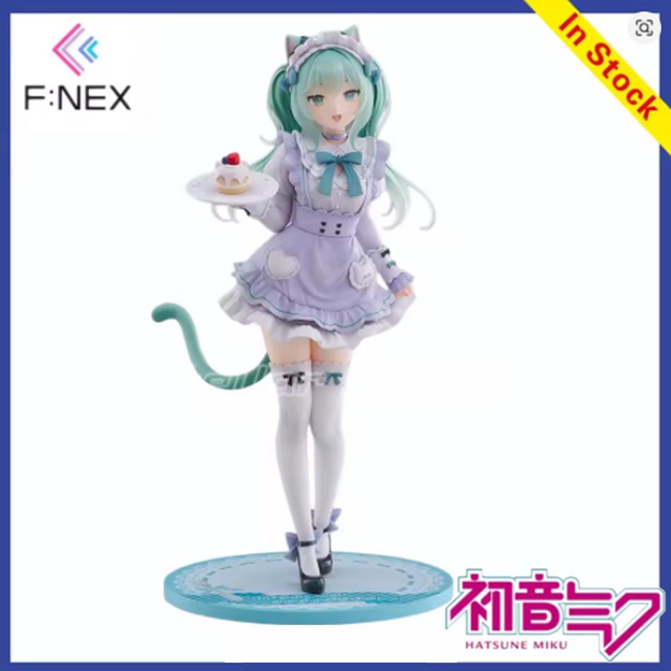 Аниме Пиапро Хацунэ Мику Масштаб 1/7 F:Фигурка горничной Nex Cat Декор для дома и стола Коллекционная модель Игрушка Подарок