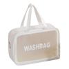 Multi-use Cosmetic Bag Handhold Durable Washable Large Capacity Portable Cosmetic Makeup Pouch