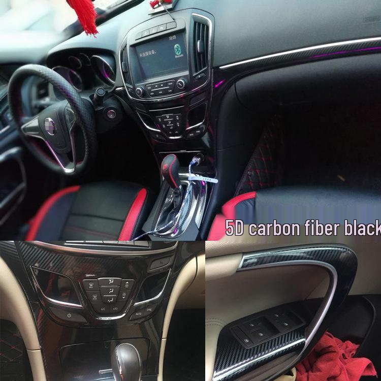 Carbon Fiber Gear Shift Decor Film for 14-16 Buick Regal Interior