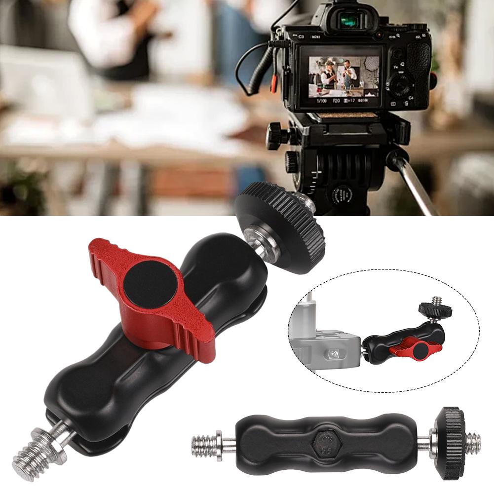 Зажим-шаровая голова с резьбой 1/4"-20, зажим-шаровая головка, Magic Arm, Super Clamp для GoPro, DSLR-камеры, монитора, светодиодной подсветки, микрофона