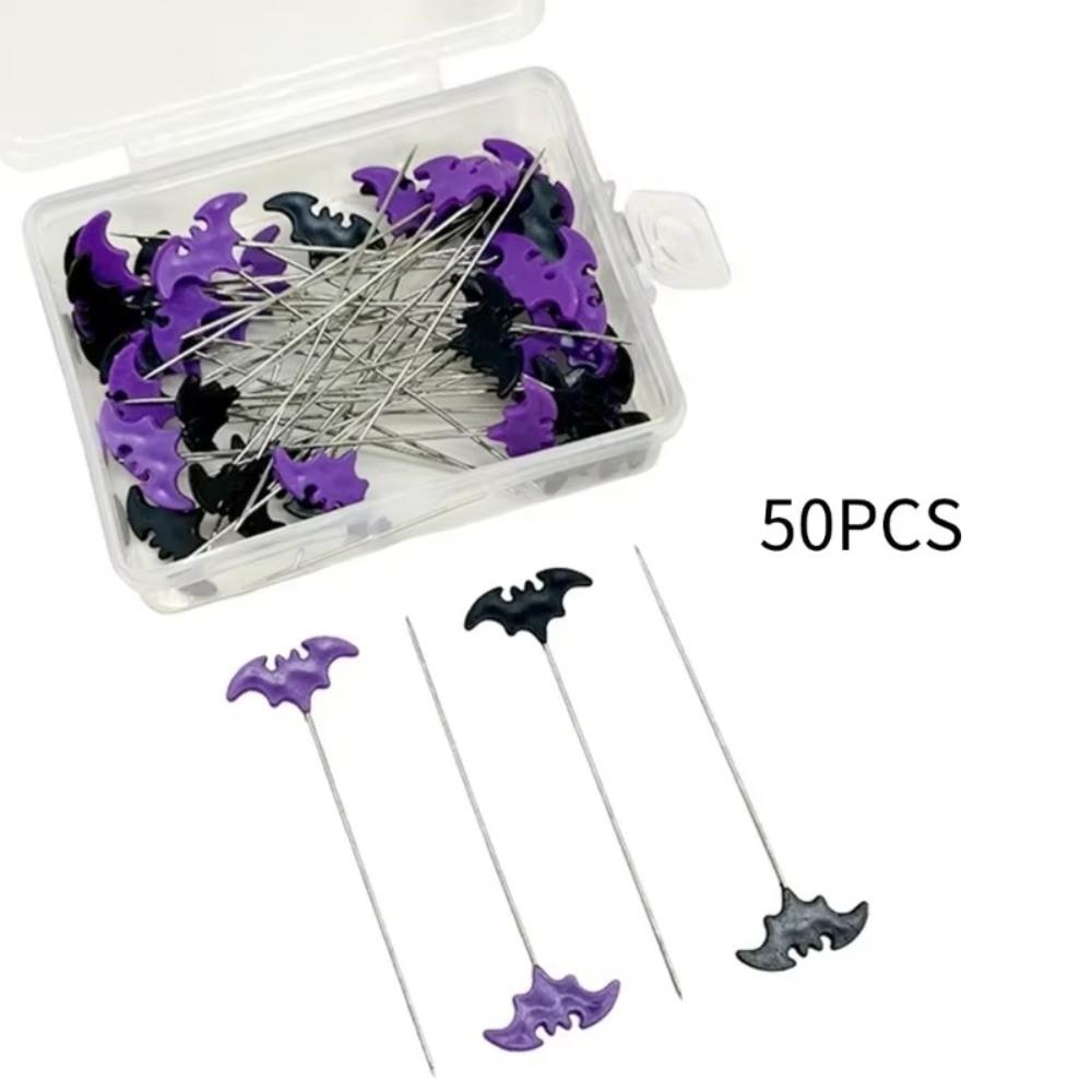 50/100Pcs Cartoon Halloween Bat Sewing Needle DIY DIY Sewing Tools Patchwork Craft